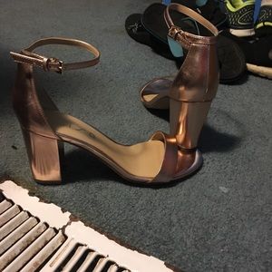 Rose gold heels